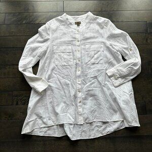 Anthropologie Fei Tunic Button Down Shirt